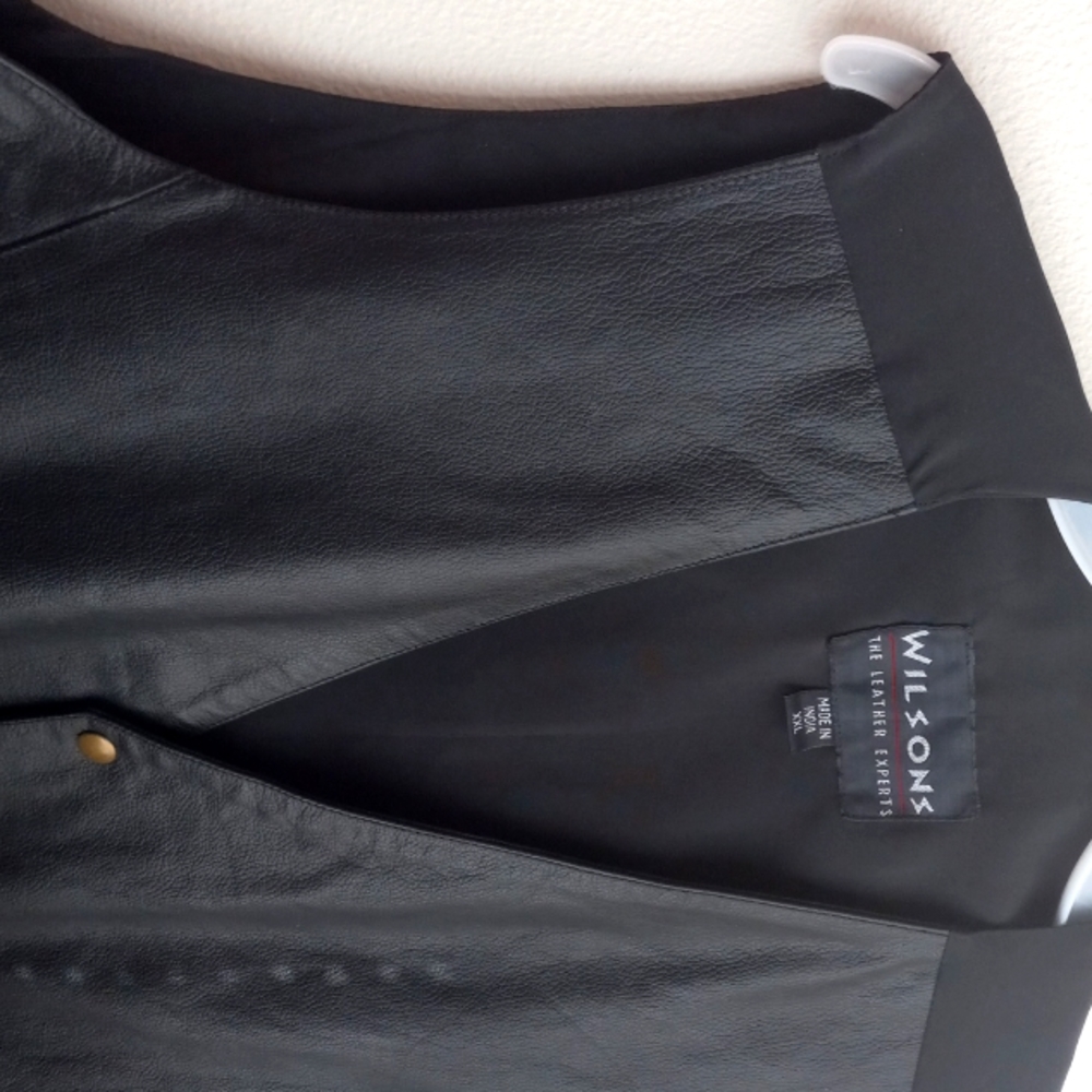 Men leather vest